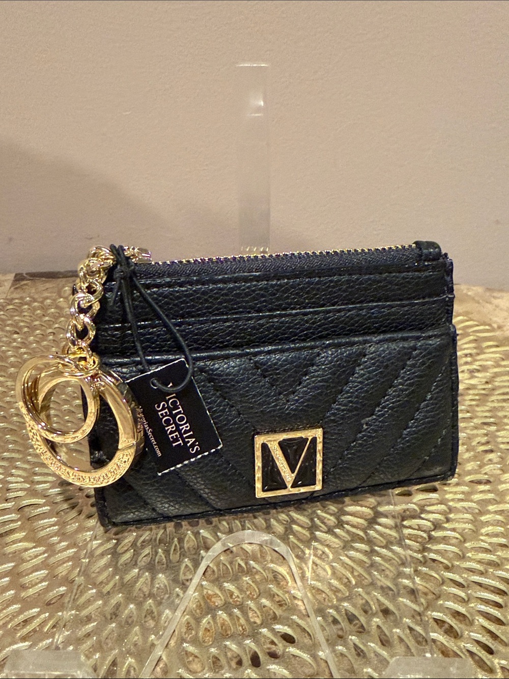 Victoria’s Secret Zip Card Case Keychain